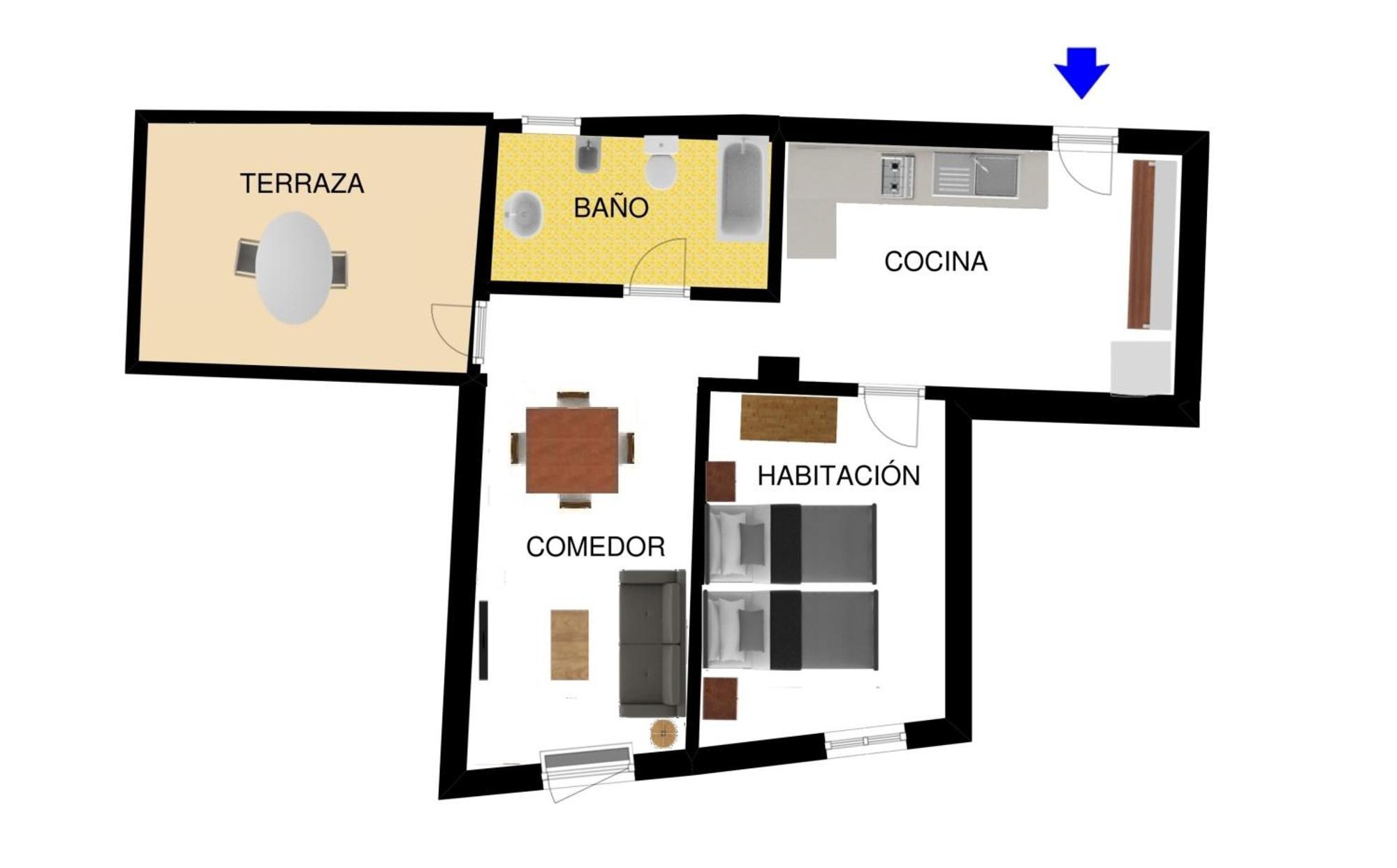 La Muntanya - Apartamentos Rural Guadalest Benimantell Rum bild